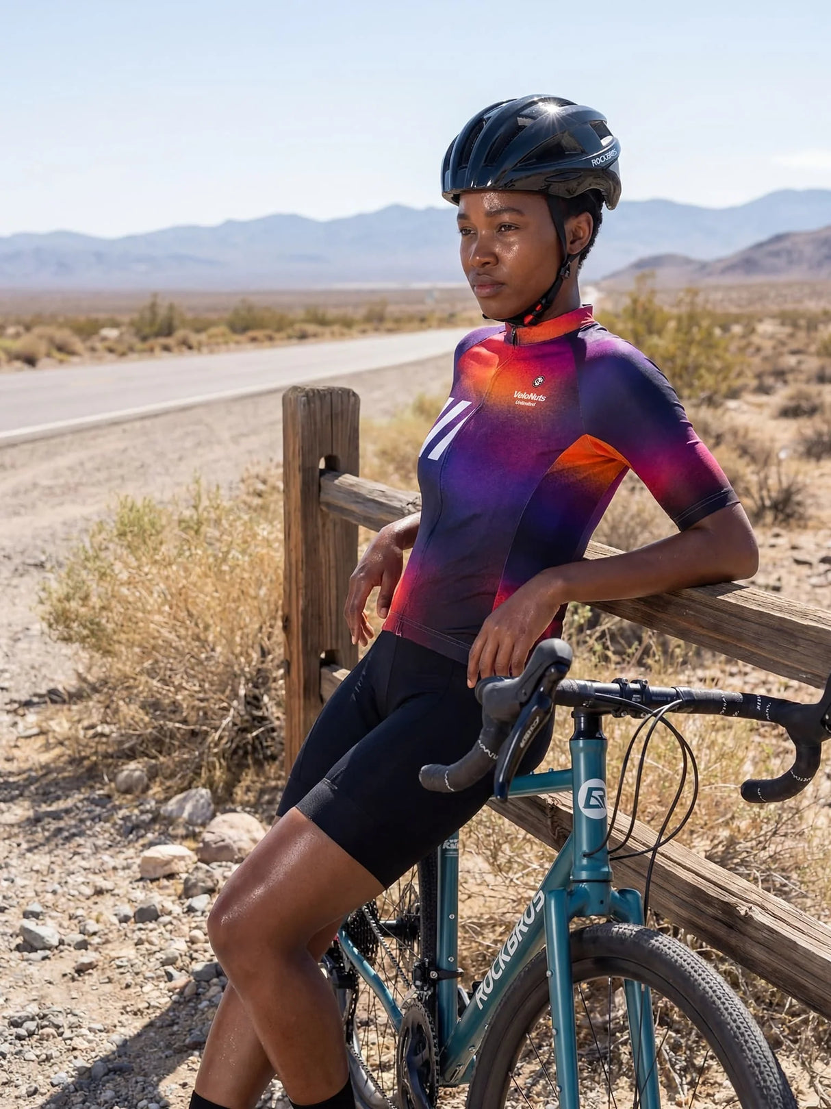Damen-Radtrikot Aura Fade