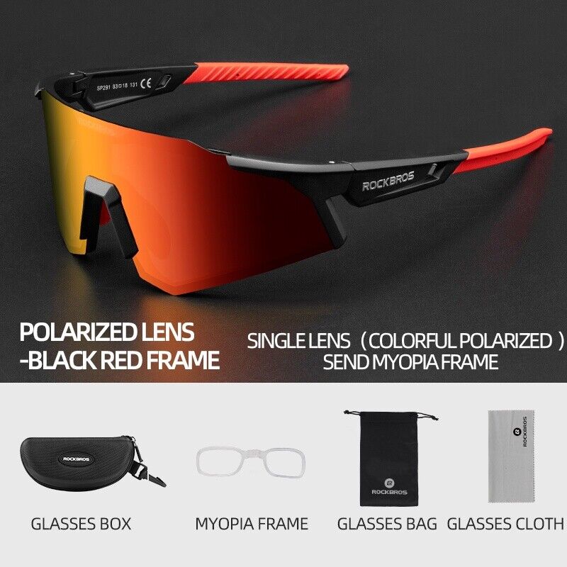 Fahrradbrille – Polarisiert, UV400 Sportbrille