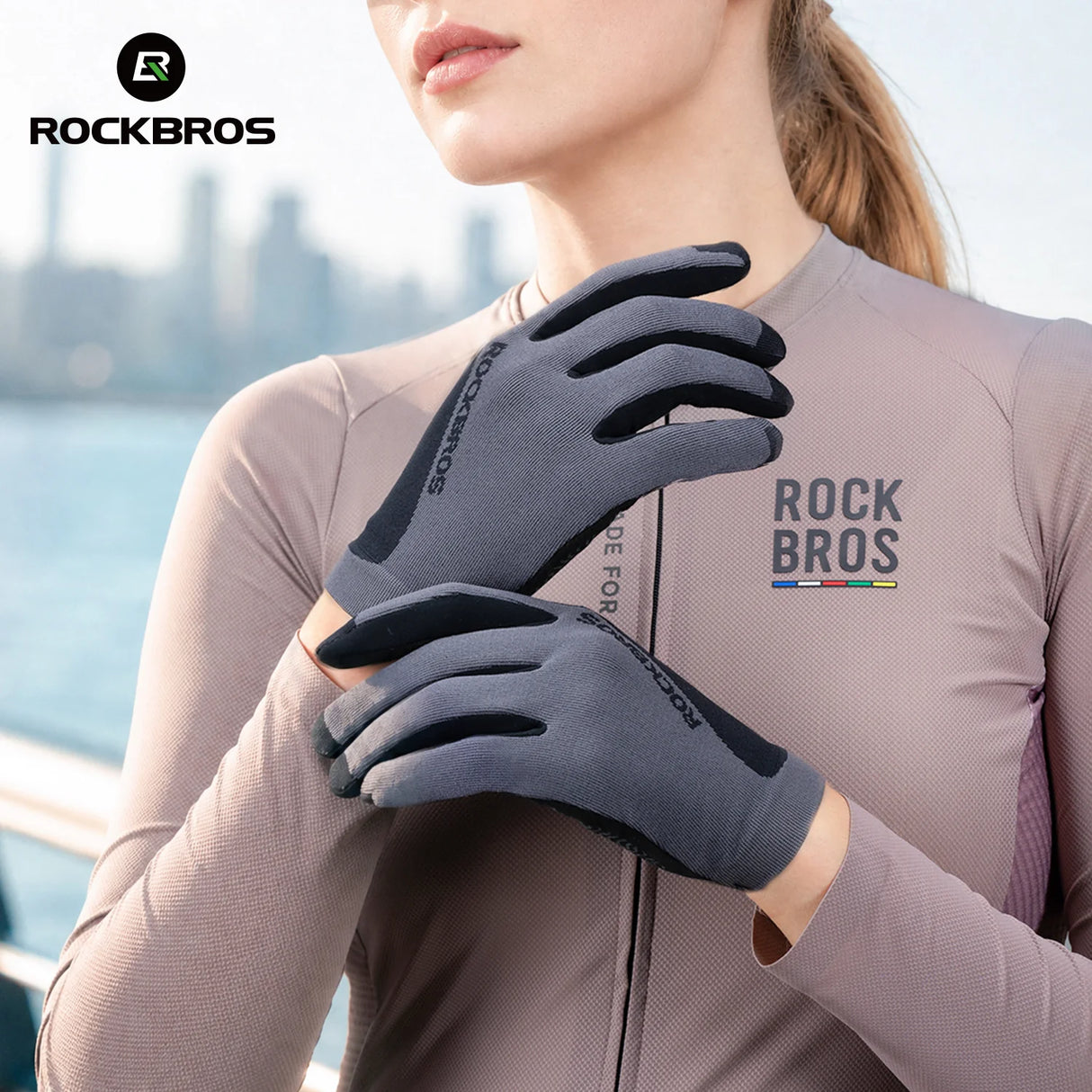 ROCKBROS TouchFlex All-Season Fahrradhandschuhe Lang