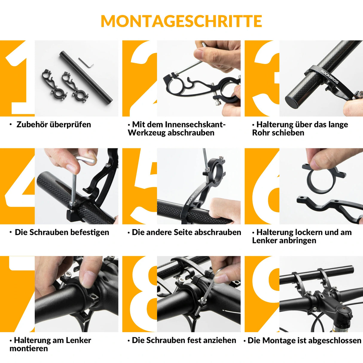 Fahrrad Lenkererweiterung 25 cm – Extender-Halterung für 20‑32 mm Lenkerdurchmesser