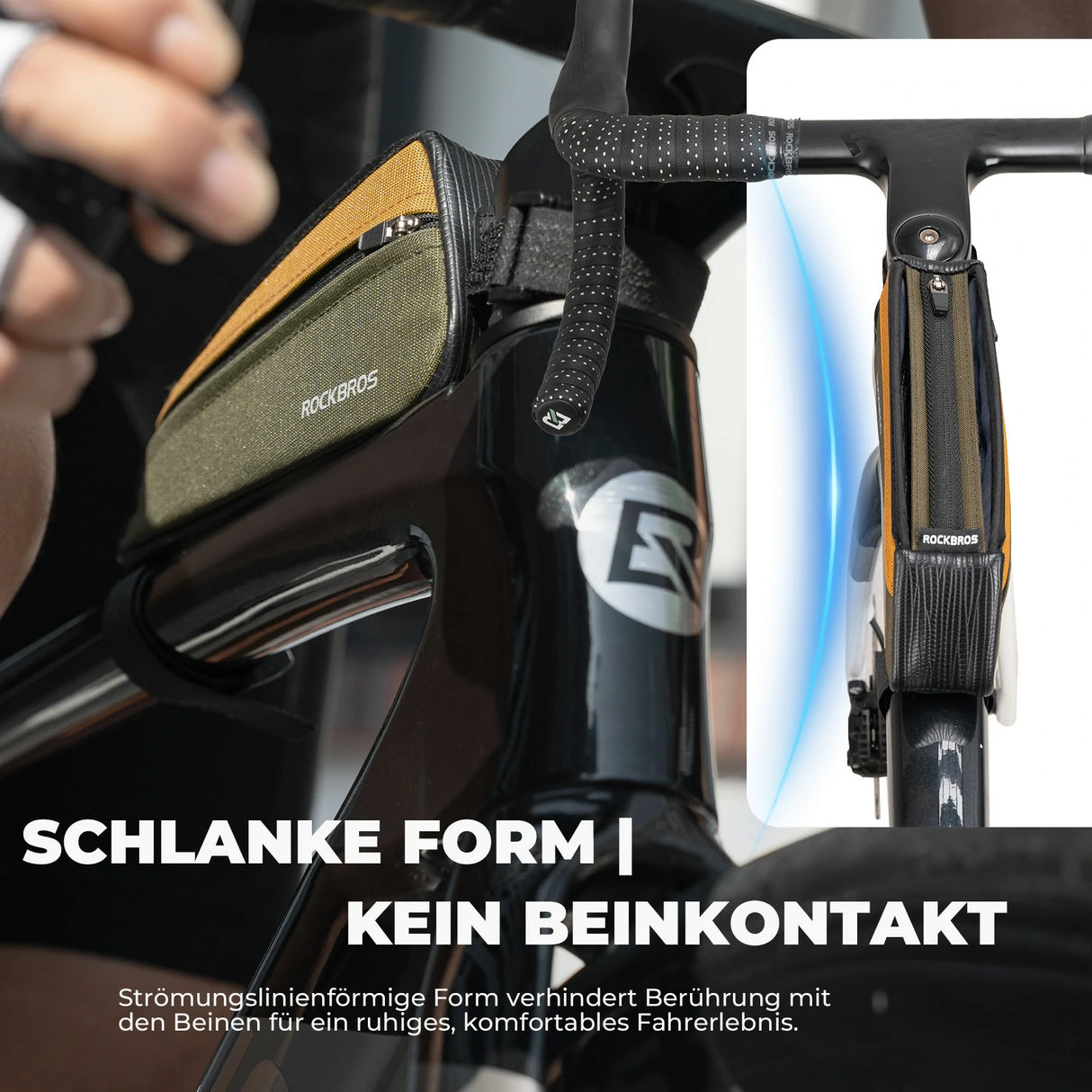 Fahrrad Oberrohrtasche – Kratzfest & Abriebfest für Schnellen Zugriff