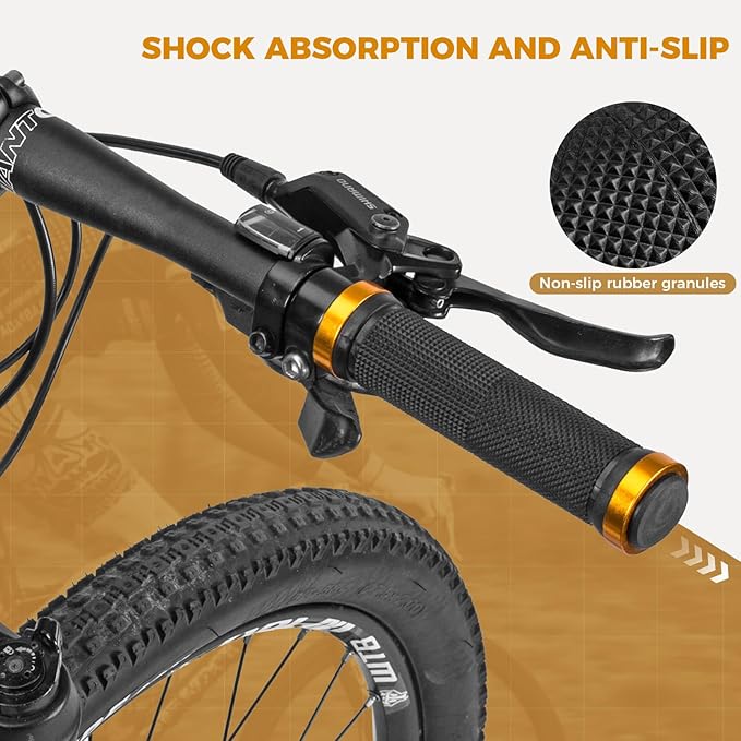 Fahrradgriffe 22 mm – Mit Aluminium Lock‑On‑System