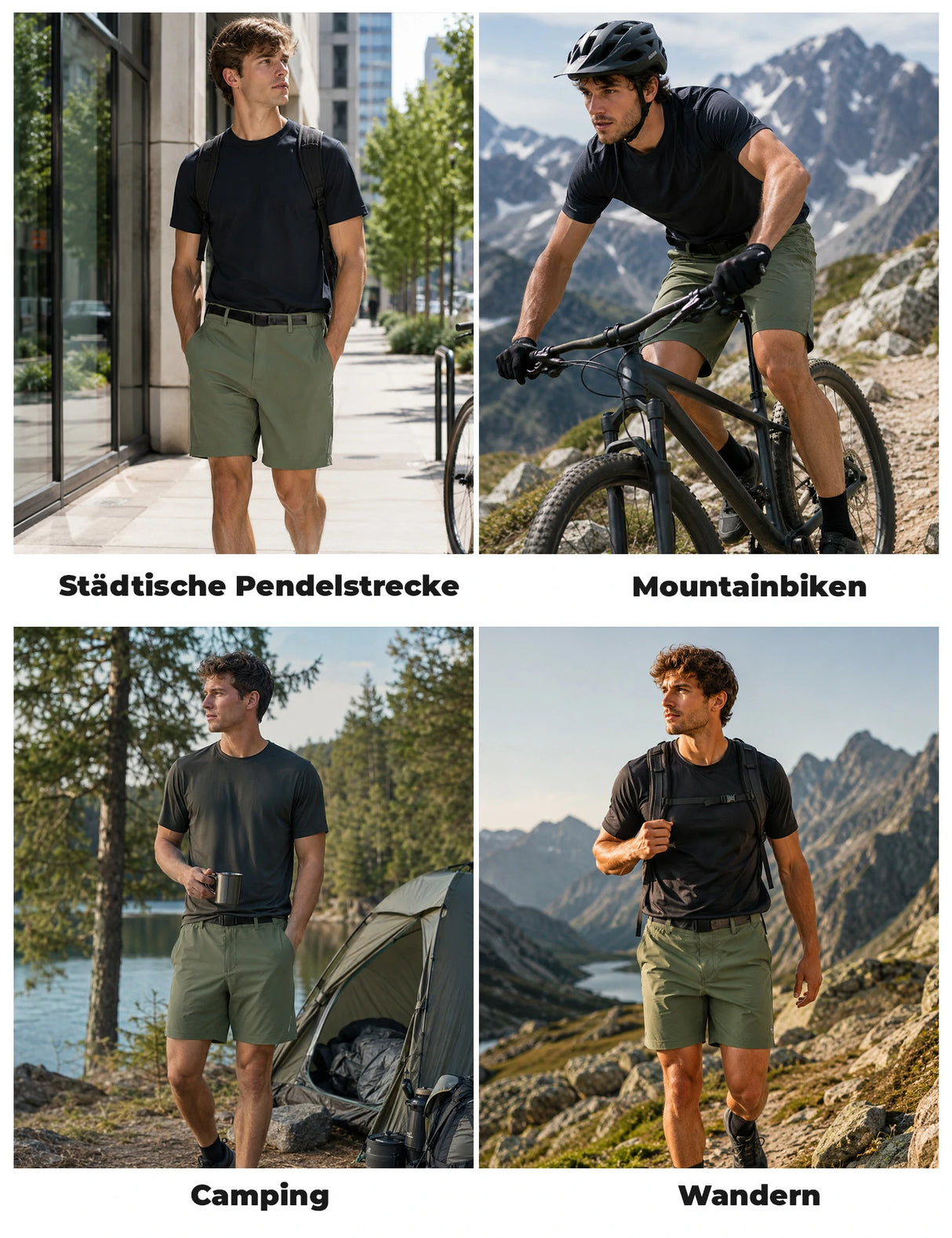 ROCKBROS Herren Sommer Shorts: Deine ultimative Allround-Lösung für Freiheit, Komfort und Funktion