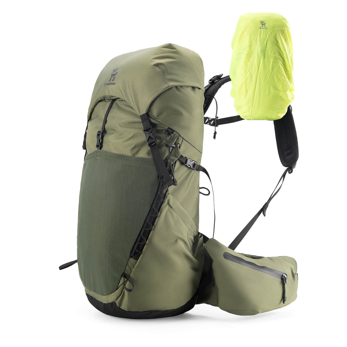 Qunature 25L Wanderrucksack – Atmungsaktiv mit abnehmbarer Tasche & Seitenzugang