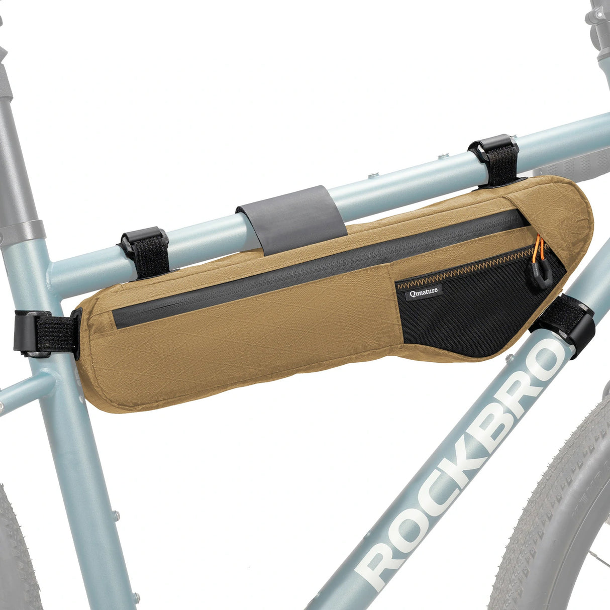 Qunature Fahrrad-Rahmentasche – Wasserdicht mit Außentasche & Trinksystemöffnung