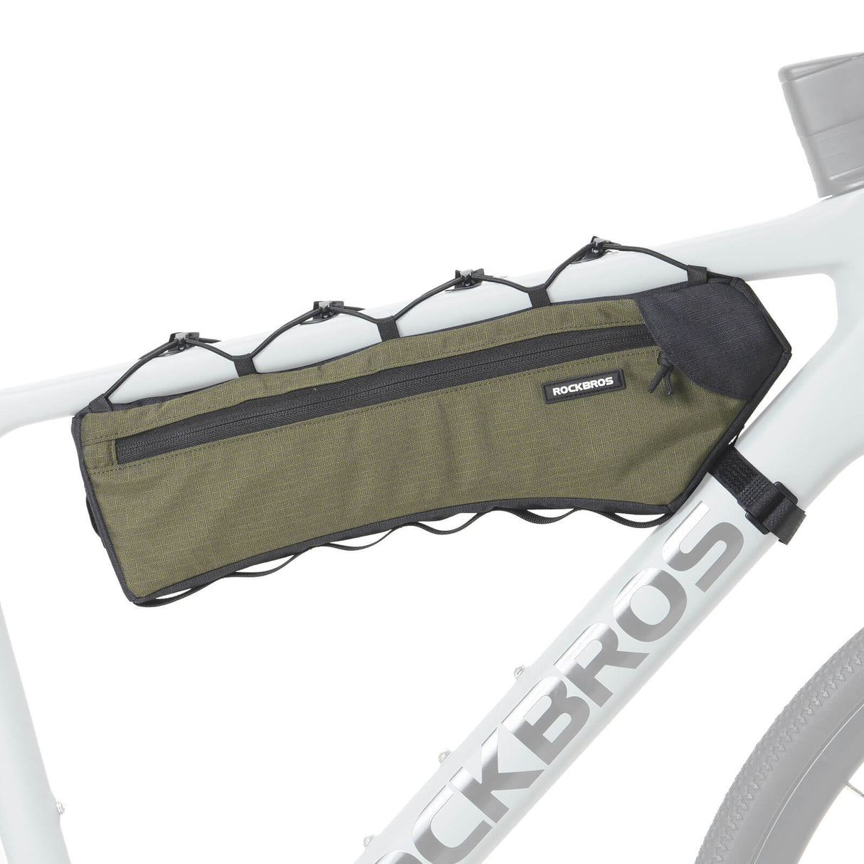 ROCKBROS Fahrrad Rahmentasche Dreiecktasche 1.9L Ultradünn & Schnellzugriff