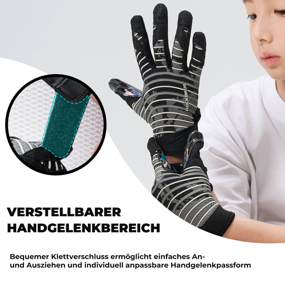 ROCKBROS Kinder-Profisport-Handschuhe – Atmungsaktiv & Superelastisch!