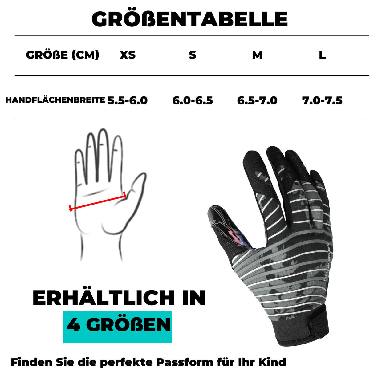 ROCKBROS Kinder-Profisport-Handschuhe – Atmungsaktiv & Superelastisch!