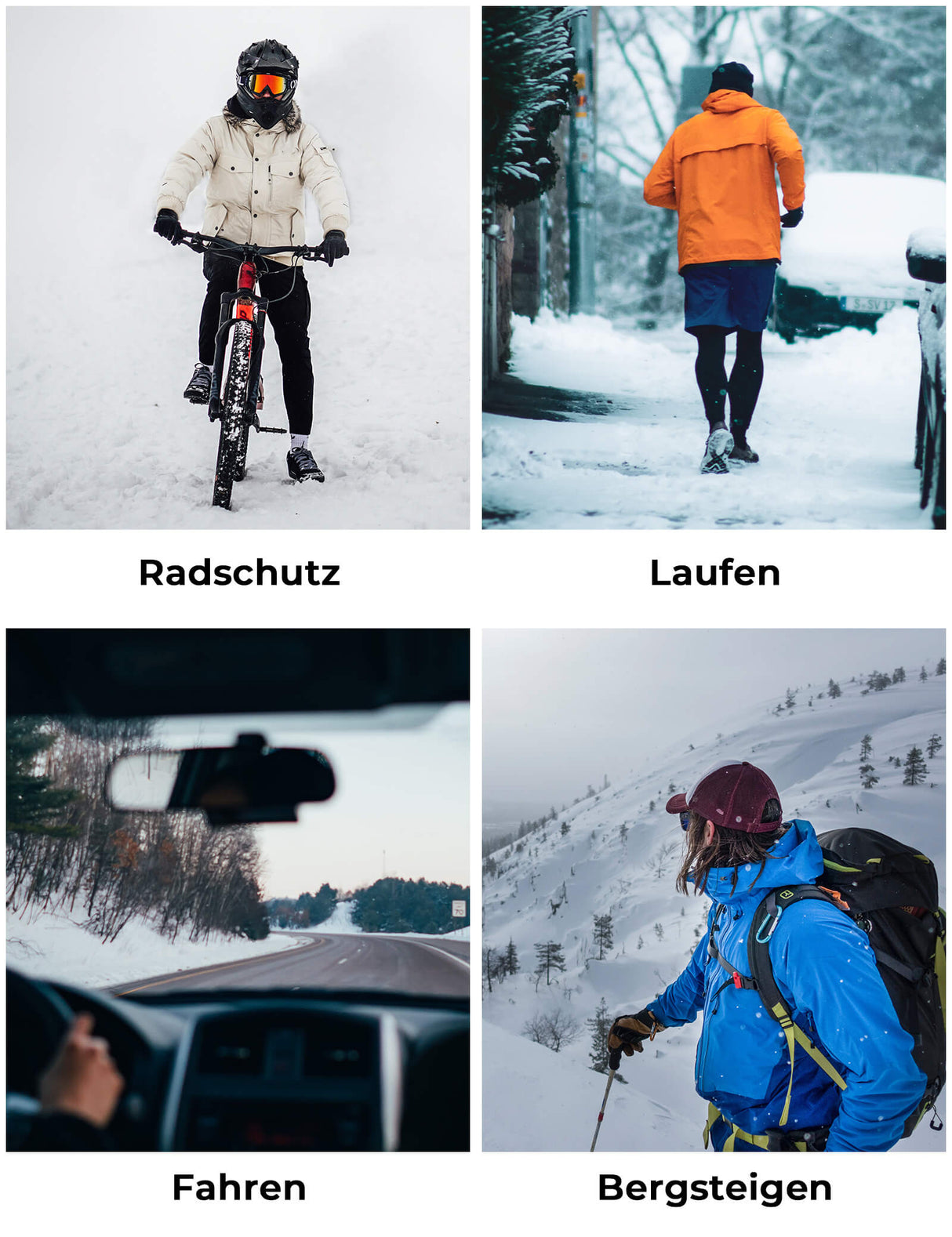 ROCKBROS Winter-Fahrradhandschuhe – Warm, sicher & griffsicher!