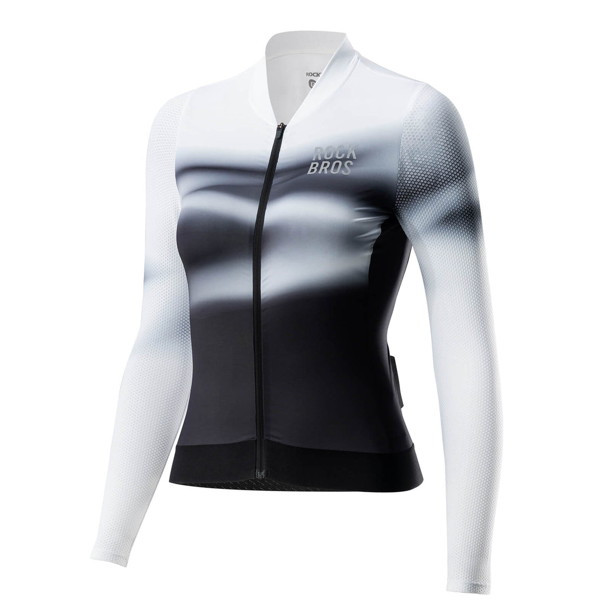 ROCKBROS Damen Langarm Hochleistungs-Radtrikot Jersey Schnell Trocknend für MTB Rennrad