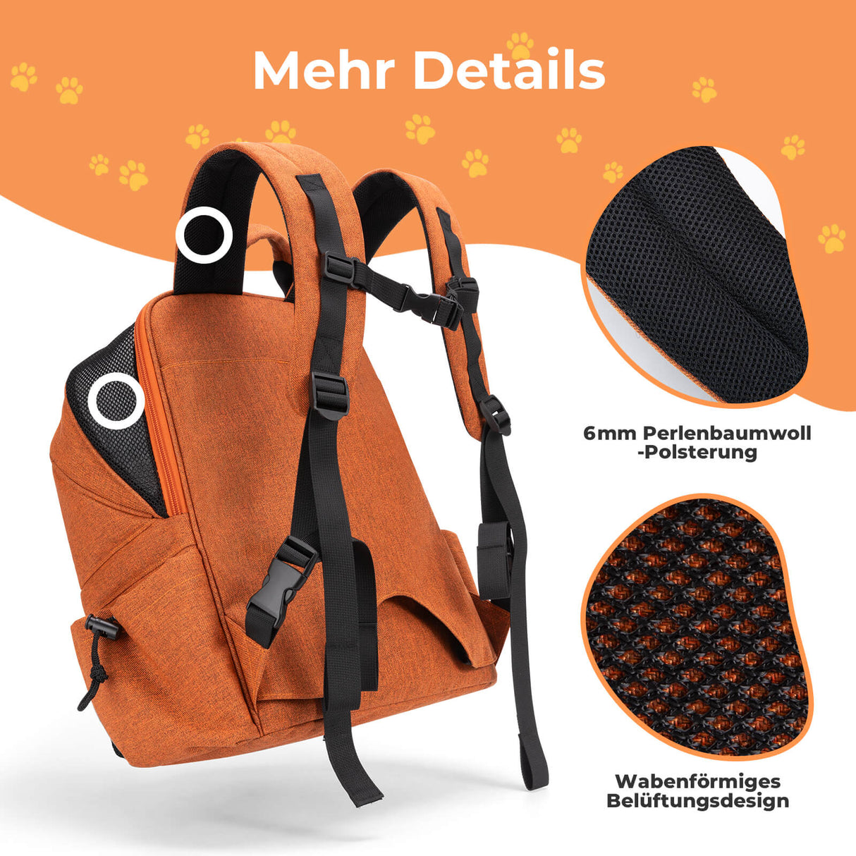 ROCKBROS Lenkertasche Haustiertasche für Brompton/Klapprad Outdoor/Pendler