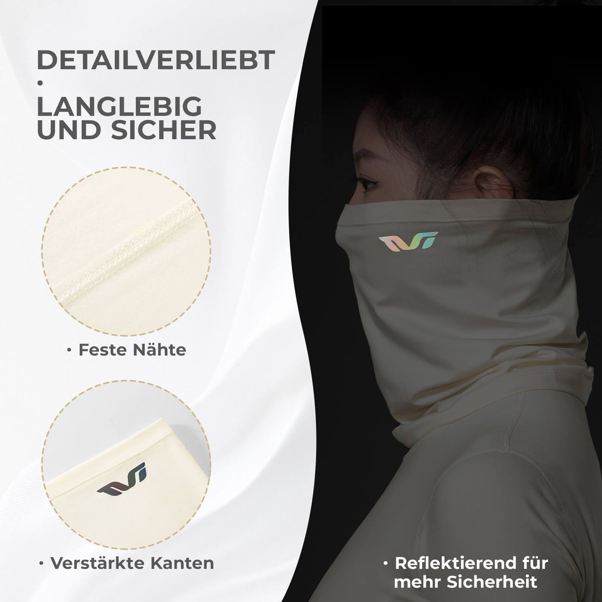TVI Winter Sturmhaube Atmungsaktiv Warm Maske für Damen - ROCKBROS-EU