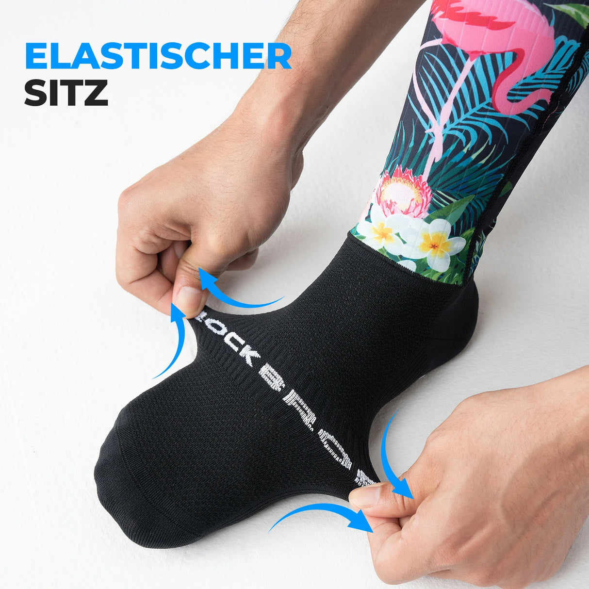 ROCKBROS Rennrad Socken – Moderat komprimierende Fahrradsocken