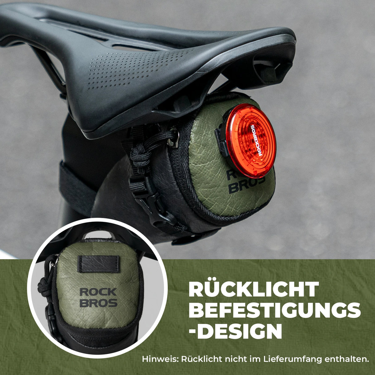 ROCKBROS Satteltasche Wasserabweisend Kompakt aus Tyvek® 0.2L