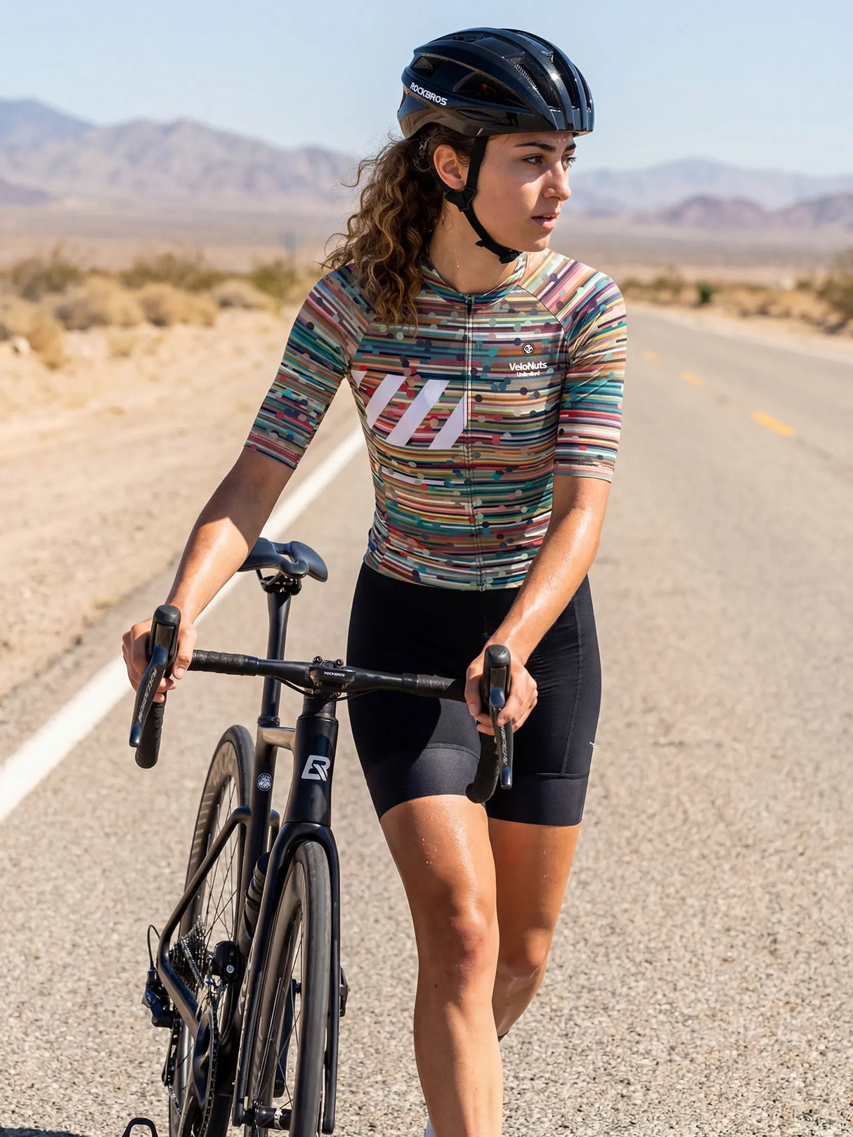 Damen-Radtrikot Retro Signal