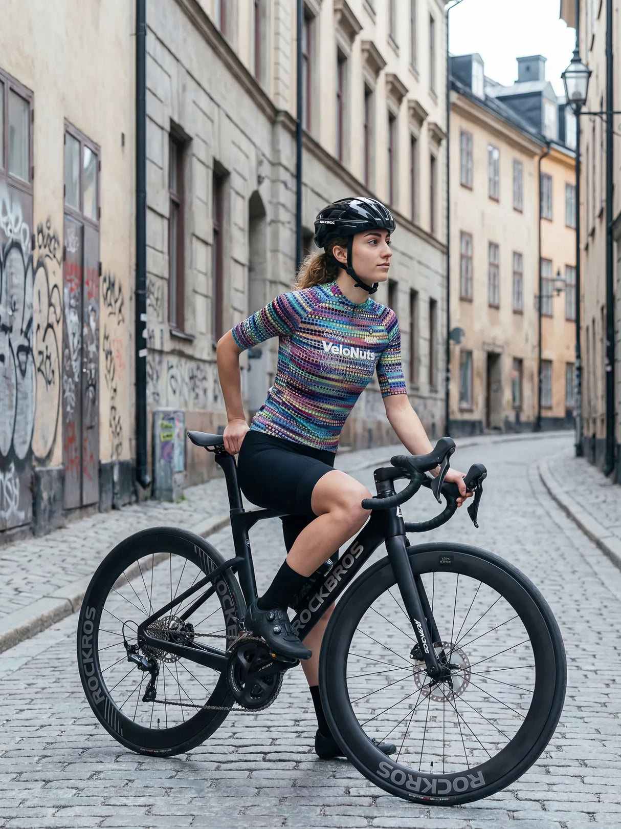 Damen-Radtrikot Retro Signal