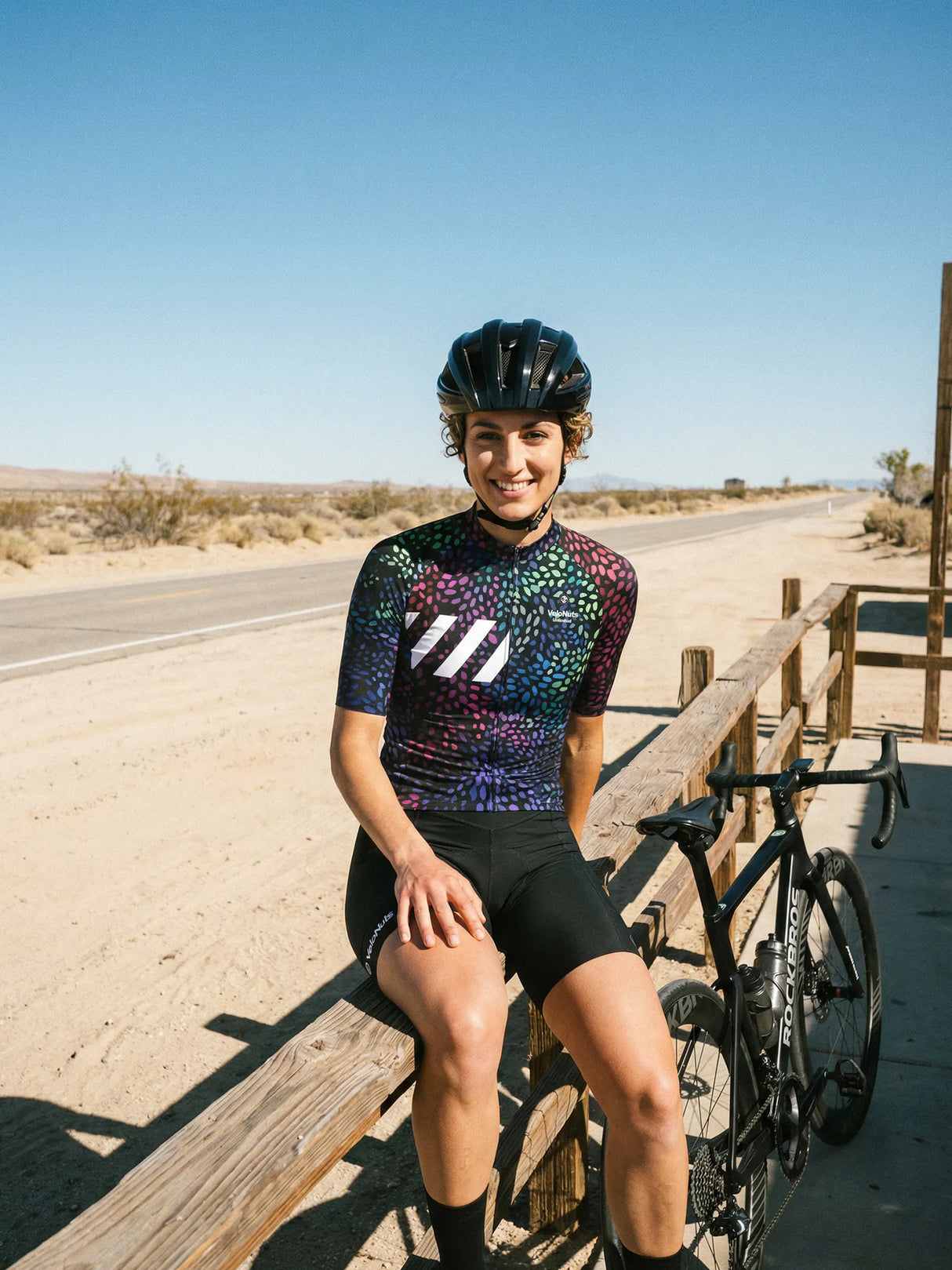 Damen-Radtrikot Biolume Garden