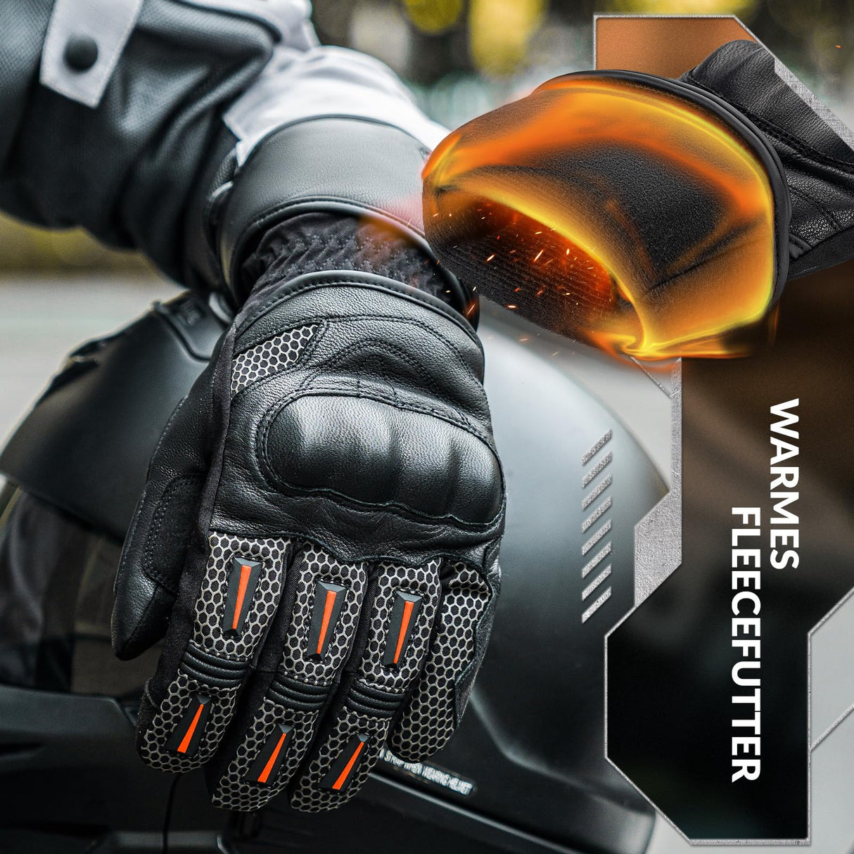 Winter Fahrrad Handschuhe mit Touchscreen Funktion