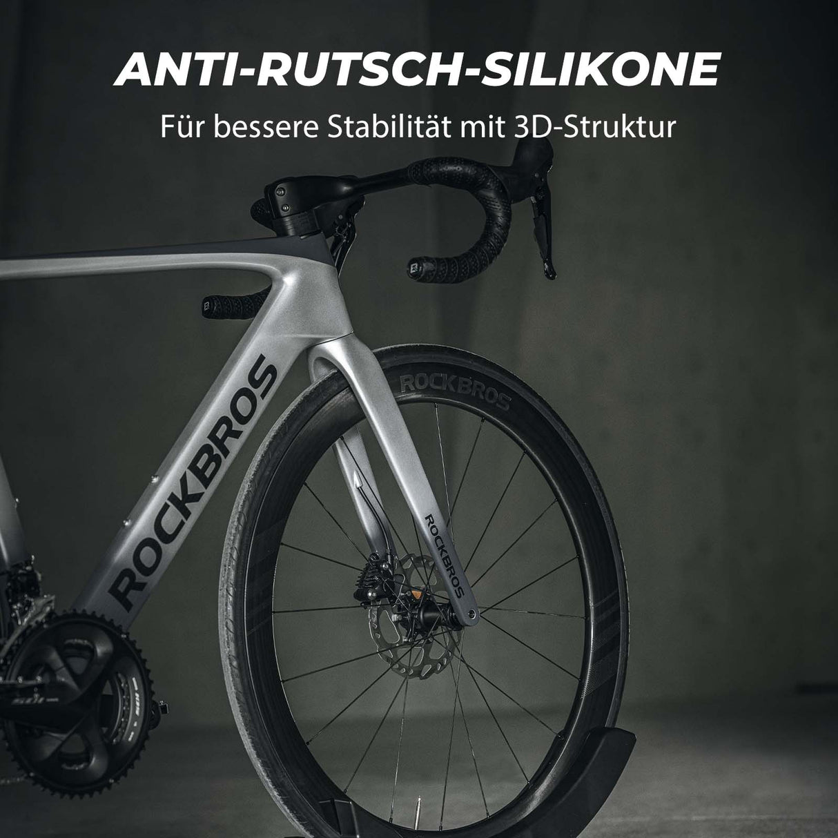 ROCKBROS Fahrrad Parkständer, verstellbare Fahrradständer für 26–80 mm - ROCKBROS-EU