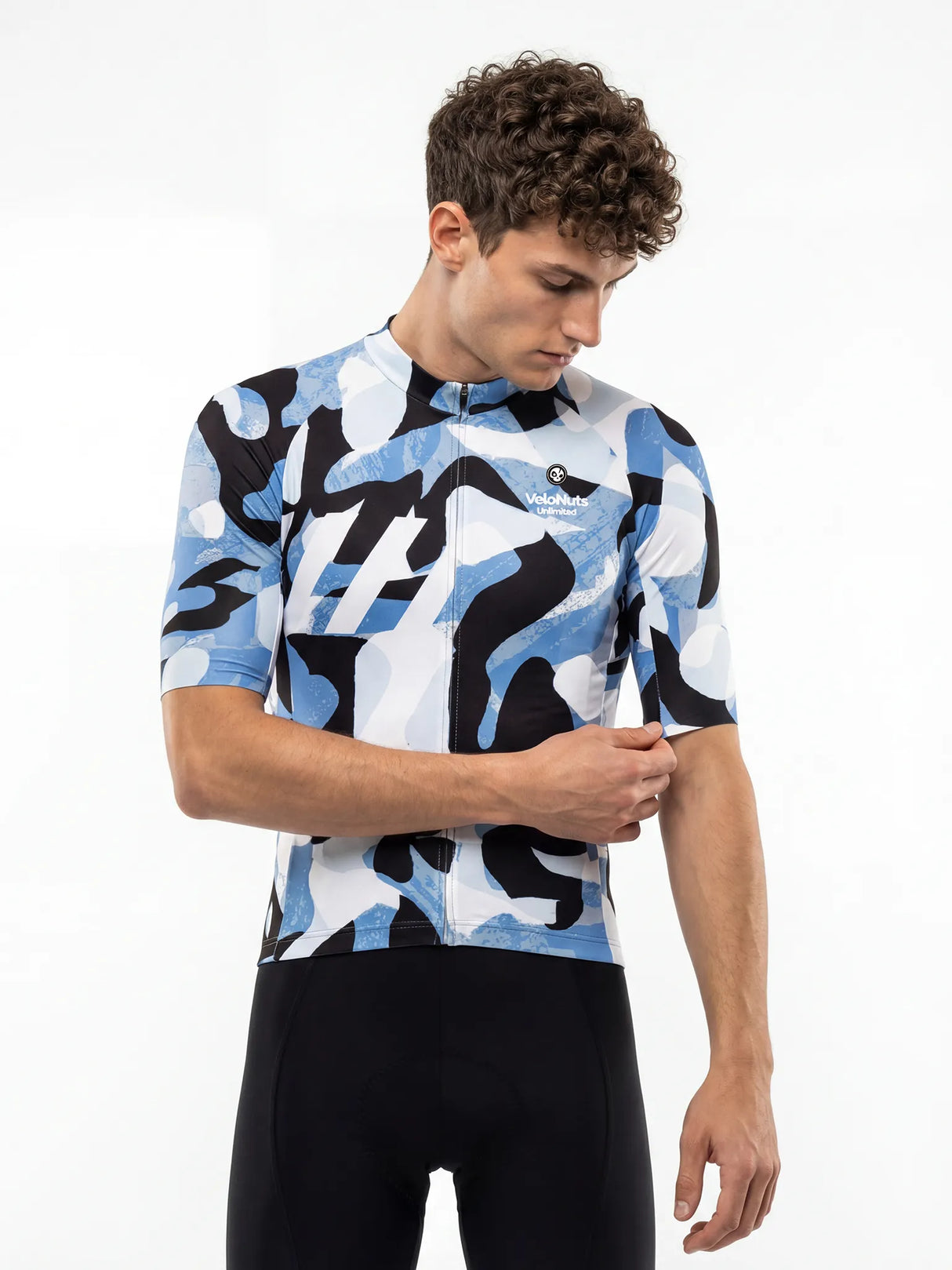 Herren-Radtrikot Urban Camo