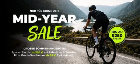 Mid-Year Sale 2026: Das größte Bike-Event des Sommers! Rabatte bis zu 250 € & Gratis-Geschenke sichern