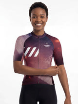 Damen-Radtrikot Retro Signal