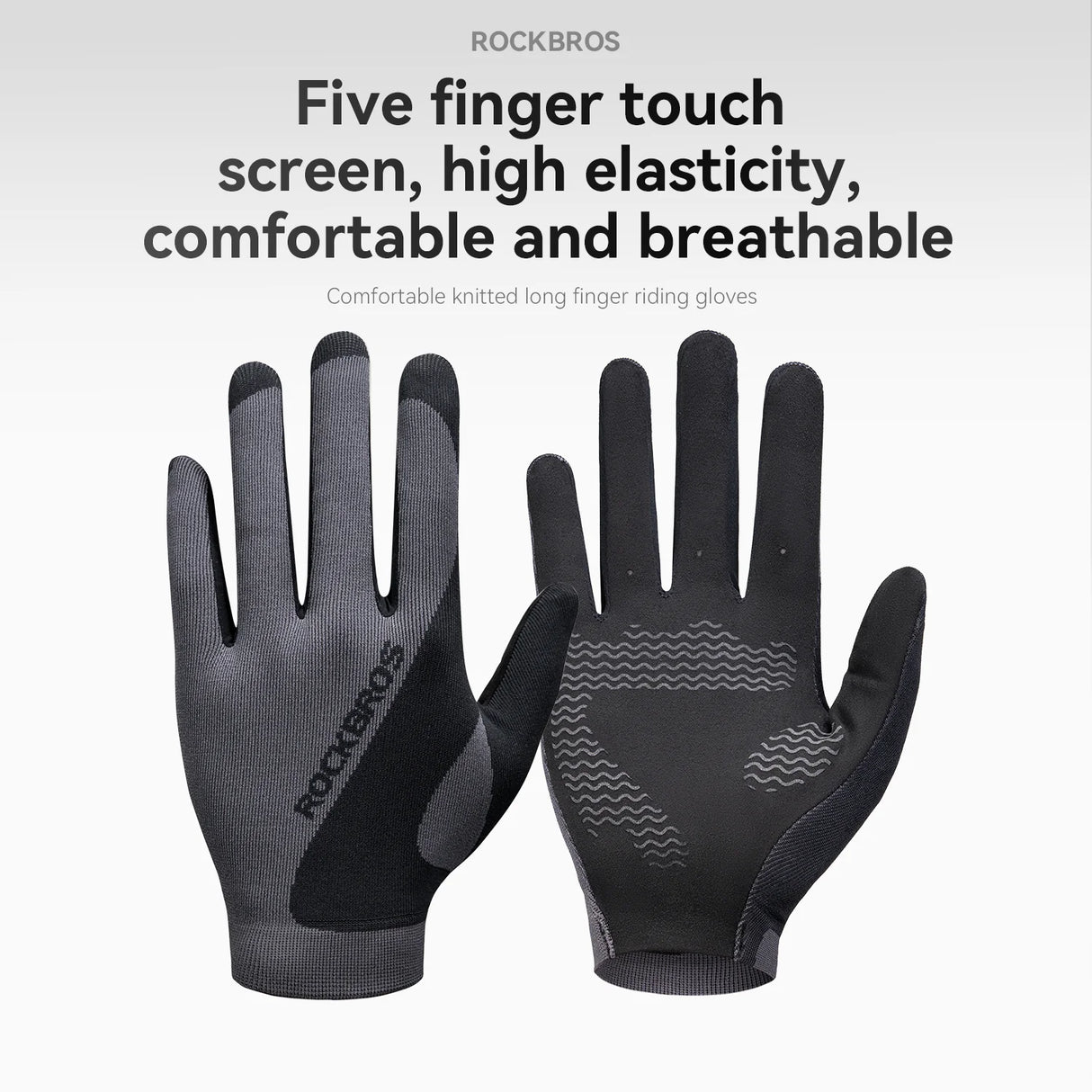 ROCKBROS TouchFlex All-Season Fahrradhandschuhe Lang