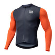 ROAD TO SKY Herren Langarm-Radtrikot Fahrrad Jersey für MTB & Rennrad