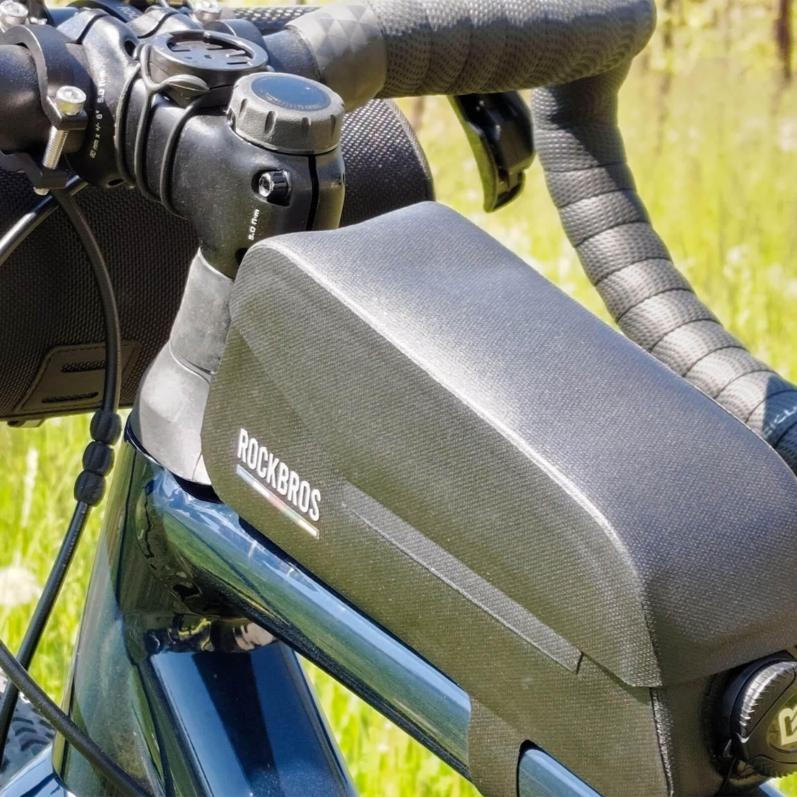 ROAD TO SKY Magnetische Oberrohrtasche 100 % Wasserdicht - ROCKBROS-EU