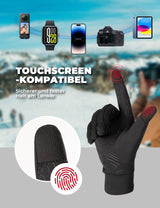 ROCKBROS Winter Set: Sturmhaube & Fahrradhandschuhe Touchscreen