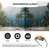 Fahrradbrille Verspiegelte Gläser UV400-Schutz Ohne Rahmen -SWIFT