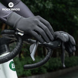 ROCKBROS ThermoGrip Shock - Gefütterte Winter Fahrradhandschuhe Lang