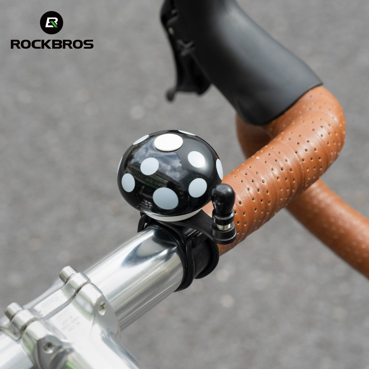 Rockbros Fahrradklingel Pilzform, Vintage & Cartoon für Rennrad, MTB, Klapprad & Kinderfahrrad