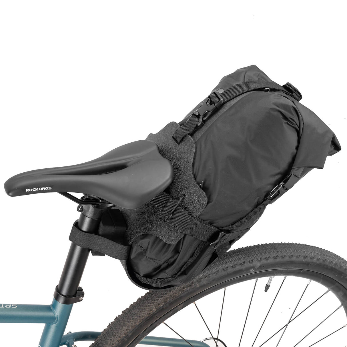 Bikepacking Heck-Gepäckträger + Wasserdichte  Kompressionstasche Set-A - ROCKBROS-EU