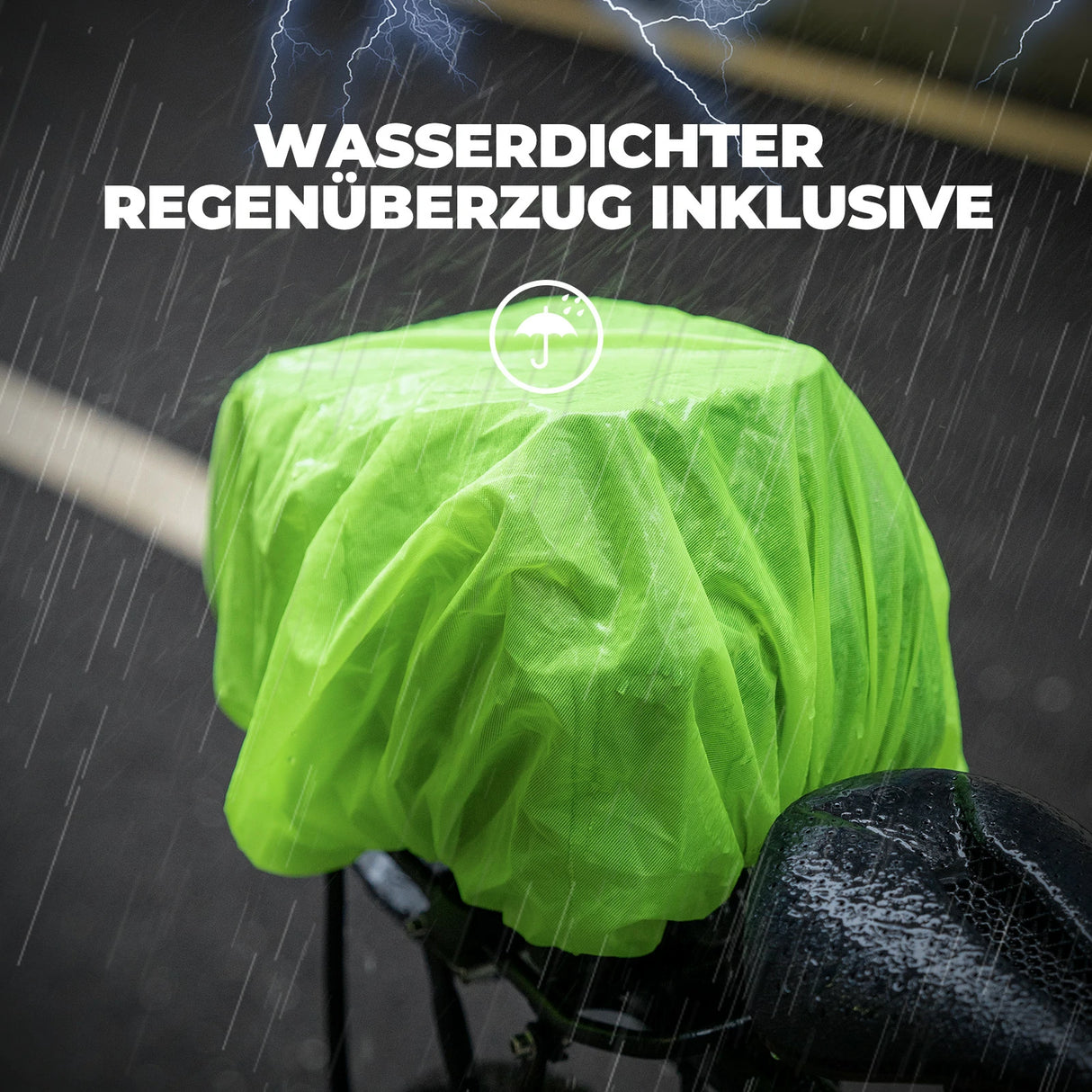 Fahrrad‑Gepäckträgertasche 7,5 L – Mit doppelt gesichertem Zahlenschloss