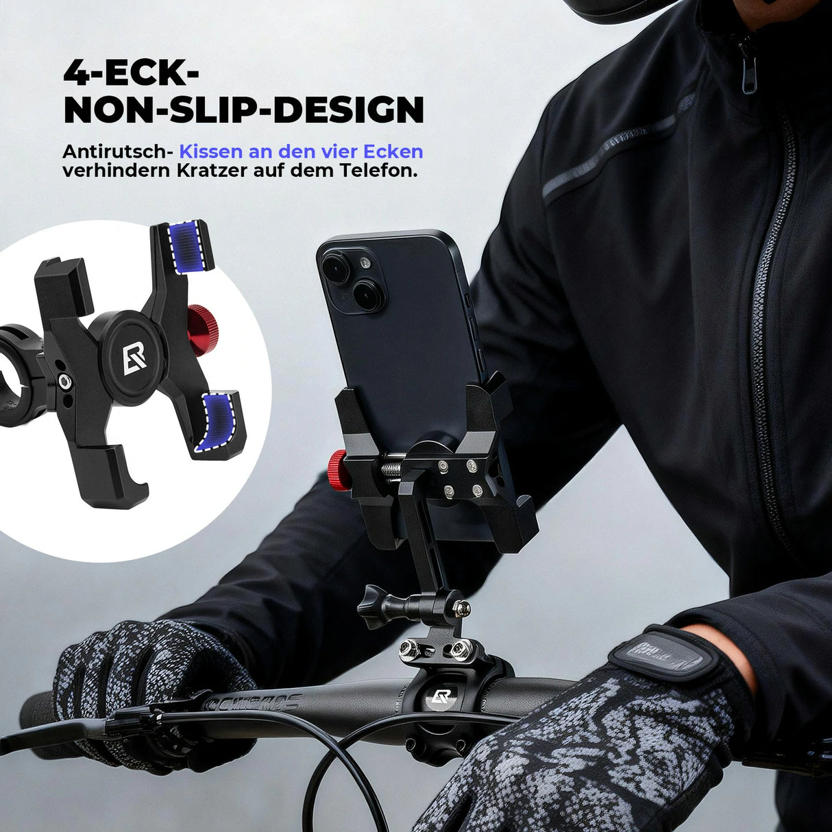 ROCKBROS Fahrrad-Handyhalterung – Dein Smartphone sicher im Griff!​