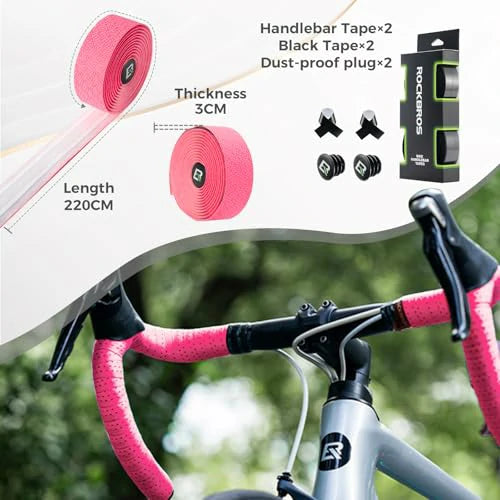 Fahrrad‑Lenkerband Schwarz – EVA‑Griffband 2er‑Set, 2,5 mm × 220 cm