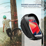 Fahrrad‑Lenkertasche – Wasserdichte Smartphone‑Halterung für bis 6,5 Zoll