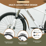 Fahrrad-Schutzblech-Set Vorne/Hinten – Verstellbar & Flexible (26–29 Zoll)