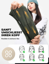 Fahrrad Unterziehmütze Winter – Reversibel & Reflektierend