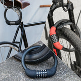 Fahrrad‑Zahlenschloss – 5‑stelliges Kabelschloss mit Code