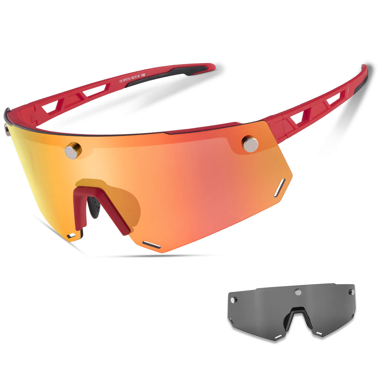 Fahrradbrille Polarisiert Magnetische Haftung Herren/Damen für Outdoorsport