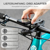 Fahrradcomputer Halterung – Kompatibel für Fahrradlenker 31,8 mm & Garmin, Wahoo, Bryton