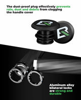 Fahrradgriffe 22 mm – Mit Alu‑Lock & Anti‑Rutsch‑TPE