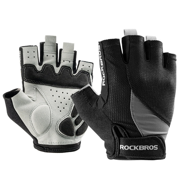 Fahrradhandschuhe Sommer – Atmungsaktive Halbfinger‑Handschuhe mit SBR‑Polsterung