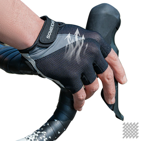 Fahrradhandschuhe Sommer – Atmungsaktive Halbfinger‑Handschuhe mit SBR‑Polsterung