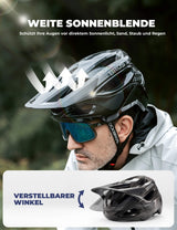 Fahrradhelm mit Belüftungssystem – Verstellbar & Leicht