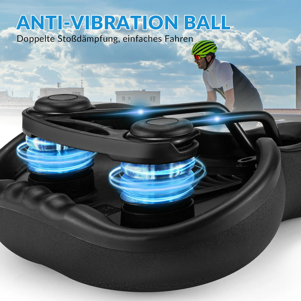 Fahrradsattel mit 5 cm Memory‑Foam – Atmungsaktiv, wasserdicht & 3 Typen