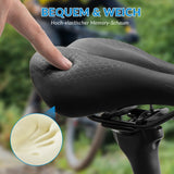 Fahrradsattel mit 5 cm Memory‑Foam – Atmungsaktiv, wasserdicht & 3 Typen