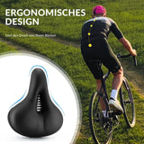 Fahrradsattel mit 5 cm Memory‑Foam – Atmungsaktiv, wasserdicht & 3 Typen